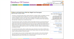 Desktop Screenshot of databaseofgames.com